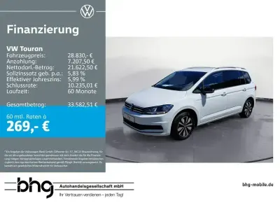 Gebraucht VW Touran Comfortline 150 PS (110 kW) 2025 Weiß Van / Kleinbus