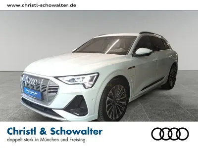 Gebraucht Audi e-tron S-Line 300 kW (408 PS) 2023 Gletscherweiss metallic SUV
