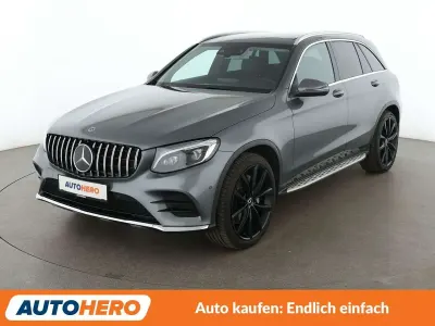 Gebraucht Mercedes GLC250 AMG line 211 PS (155 kW) 2018 Selenitgrau SUV