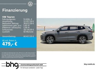 Gebraucht VW Tayron R-line 265 PS (194 kW) 2025 Delfingrau metallic SUV