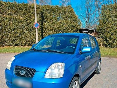 Gebraucht Kia Picanto LX 60 PS (44 kW) 2007 Blau Kleinwagen