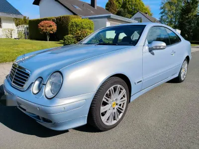 Używany Mercedes CLK200 136 KM (100 kW) 2000 Niebieski Coupe