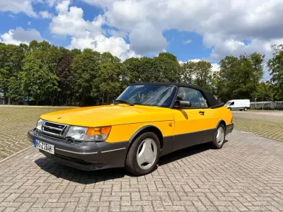 Gebraucht Saab 900 Cabriolet 170 PS (125 kW) 1991 Gelb Cabrio