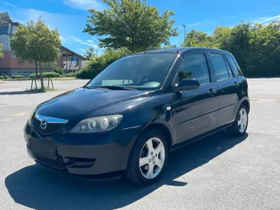 Gebraucht Mazda 2 80 PS (58 kW) 2007 Schwarz Kleinwagen