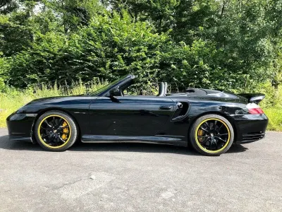 Occasion Porsche 996 Turbo 450 ch (330 kW) 2004 Noir Cabriolet