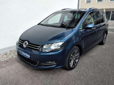 Gebraucht VW Sharan Highline 184 PS (135 kW) 2017 Hudson bay blue metallic Van / Kleinbus
