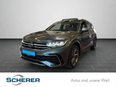 Gebraucht VW Tiguan Allspace R-line 200 PS (147 kW) 2023 Platinum grey metallic (metallic) SUV