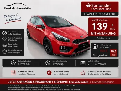 Gebraucht Kia Ceed GT-Track 204 PS (150 kW) 2016 Rot Kleinwagen