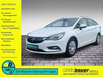 Gebraucht Opel Astra Business 110 PS (80 kW) 2019 Schneeweiss/summitwhite/arctic Kombi