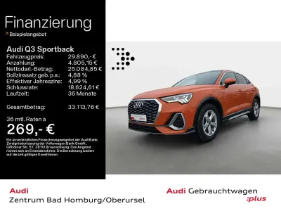 Brugt Audi Q3 S-Line 150 HK (110 kW) 2023 Orange SUV