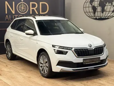 Gebraucht Skoda Kamiq Ambition 110 PS (80 kW) 2022 Moonweiss metallic (metallic) SUV