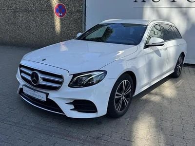Usata Mercedes E220 AMG line 194 CV (142 kW) 2019 Bianco Station wagon