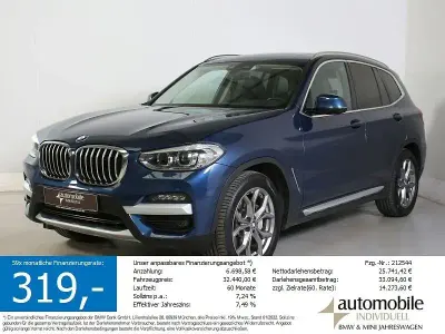 Gebraucht BMW X3 xLine 265 PS (194 kW) 2019 Blau SUV