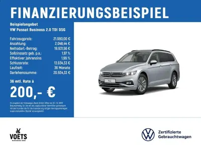 Gebraucht VW Passat Business 150 PS (110 kW) 2023 Silber Kombi