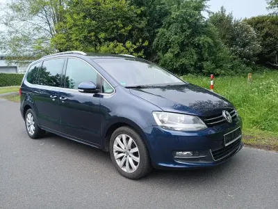 Brugt VW Sharan Highline 140 HK (102 kW) 2010 Blå MPV