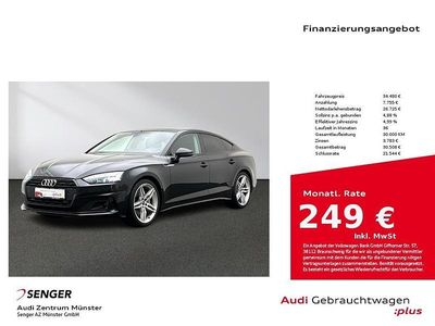 Second-hand Audi A5 Sportback Advanced 204 CP (150 kW) 2022 Negru Hatchback