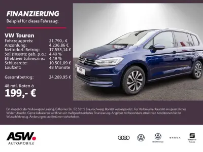 Brugt VW Touran Active 150 HK (110 kW) 2022 Blå MPV