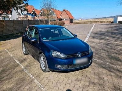 Gebraucht VW Golf VI Highline 122 PS (89 kW) 2010 Blau Kleinwagen