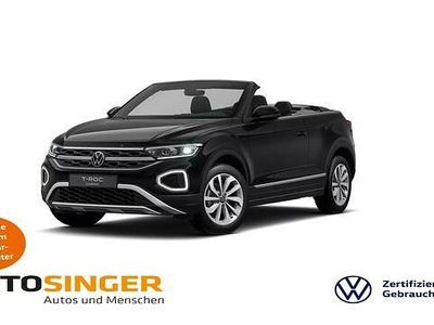 Gebraucht VW T-Roc Cabriolet Style 150 PS (110 kW) 2024 Deep black perleffekt Cabrio