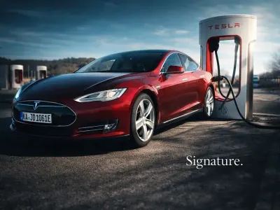 Gebraucht Tesla Model S 309 kW (421 PS) 2013 Rot Kleinwagen