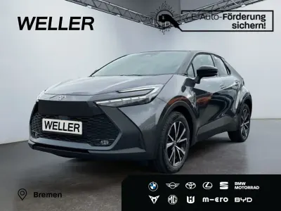 Neu Toyota C-HR 223 PS (164 kW) 2025 Midnight teal metallic/schwarz (blau) SUV