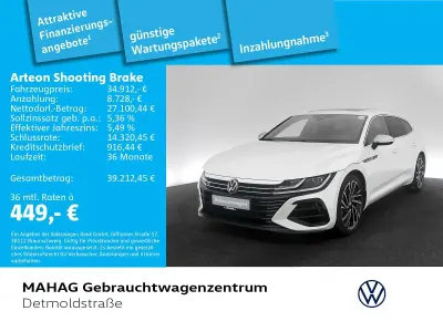 Gebraucht VW Arteon R 320 PS (235 kW) 2023 Oryxweiß perlmutteffekt Kombi