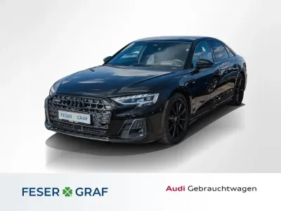 Brugt Audi A8 S-Line 286 HK (210 kW) 2023 Sort Sedan