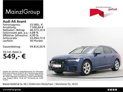 Gebraucht Audi A6 Design 367 PS (269 kW) 2024 Ascariblau metallic Kombi