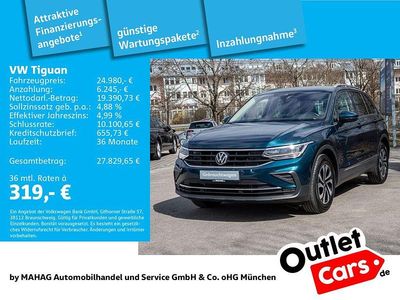 Gebraucht VW Tiguan Active 150 PS (110 kW) 2023 Blau SUV