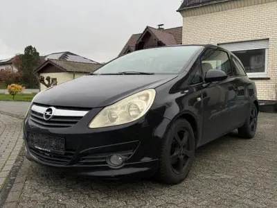 Gebraucht Opel Corsa 90 PS (66 kW) 2008 Schwarz Kleinwagen