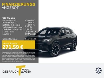 Neu VW Tiguan R-line 150 PS (110 kW) 2026 Schwarz SUV