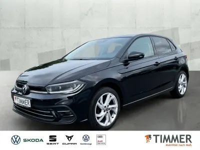 Käytetty VW Polo Style 95 HP (69 kW) 2022 Musta Viistoperä