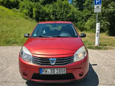 Gebraucht Dacia Sandero 2011 Rot Kleinwagen