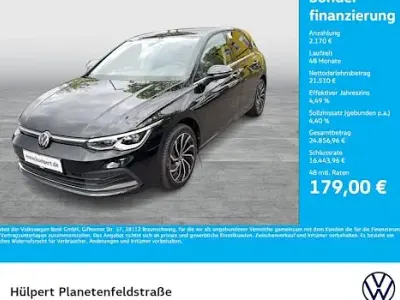 Used VW Golf VIII Style 131 HP (96 kW) 2024 Black Sedan