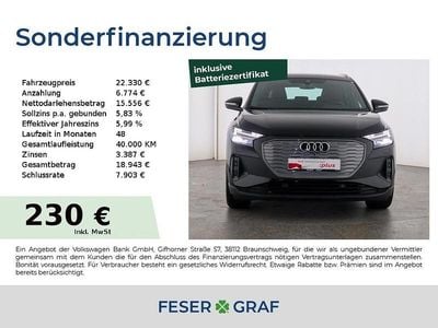 Gebraucht Audi Q4 e-tron Advanced 150 kW (204 PS) 2022 Mythosschwarz metallic SUV