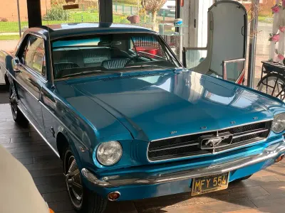 Brugt Ford Mustang 225 HK (165 kW) 1964 Blå Coupe