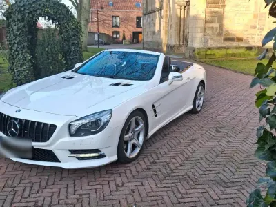 Gebraucht Mercedes SL350 AMG 306 PS (225 kW) 2015 Weiß Cabrio