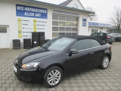 Gebraucht VW Golf Cabriolet 105 PS (77 kW) 2012 Schwarz Cabrio