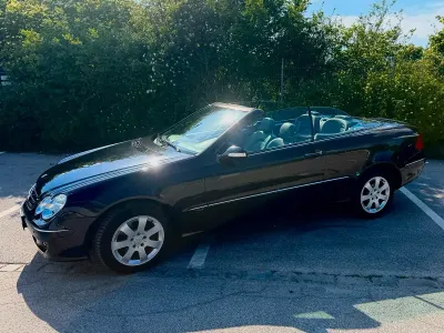 Gebraucht Mercedes CLK200 Avantgarde 184 PS (135 kW) 2007 Schwarz Cabrio