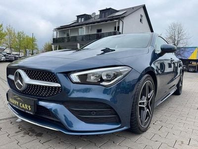 Usata Mercedes CLA200 AMG line 150 CV (110 kW) 2020 Blu Berlina