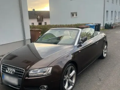 Gebraucht Audi A5 Cabriolet S-Line 211 PS (155 kW) 2009 Braun Cabrio