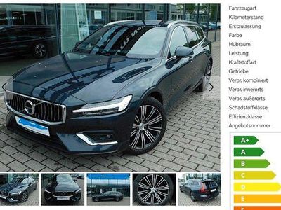 Gebraucht Volvo V60 Inscription 190 PS (139 kW) 2019 Silber Kombi