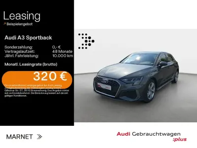 Używany Audi A3 S-Line 204 KM (150 kW) 2023 Szary Sedan/Limuzyna