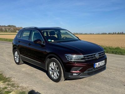 Second-hand VW Tiguan Highline 150 CP (110 kW) 2018 Roșu SUV