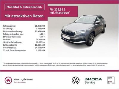 Grau Gebraucht 2022 Skoda Karoq Ambition SUV | 25.240 € (Fairer Preis)