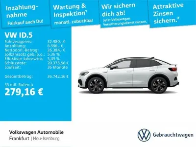 Gebraucht VW ID.5 Pro Performance 150 kW (204 PS) 2023 2y gletscherweiß metallic (metallic) SUV