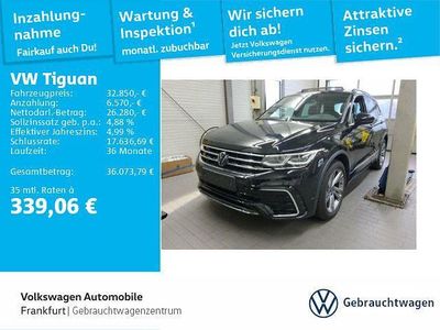 Gebraucht VW Tiguan R-line 245 PS (180 kW) 2022 Schwarz SUV