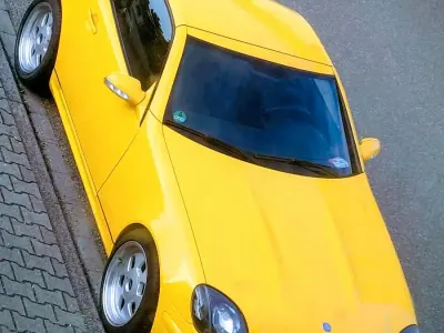 Gebraucht Mercedes SLK320 218 PS (160 kW) 2001 Gelb Cabrio