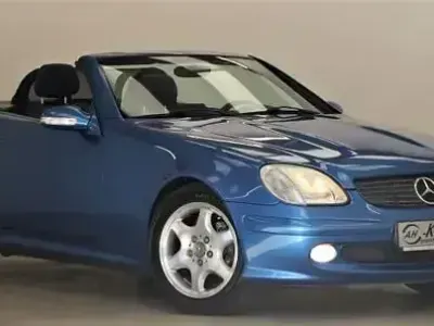 Gebraucht Mercedes SLK200 163 PS (119 kW) 2001 Lazulithblau metallic Cabrio