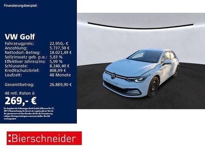 Gebraucht VW Golf VIII Style 131 PS (96 kW) 2023 Weiß Limousine